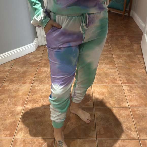 Tie die lounge set, off the shoulder - Picture 3 of 3